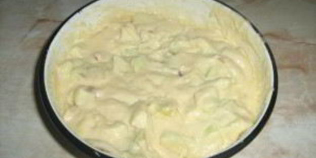 шарлотка с яблоками без миксера