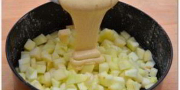 шарлотка с яблоками без разрыхлителя