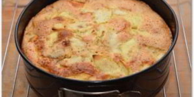 шарлотка с яблоками без разрыхлителя