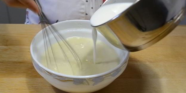 шарлотка с заварным кремом