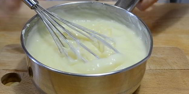 шарлотка с заварным кремом