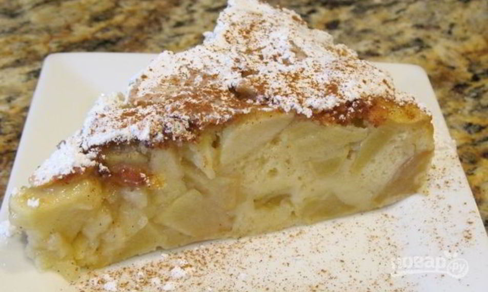 Рецепт теста на шарлотку с яблоками