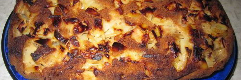 Веганская шарлотка