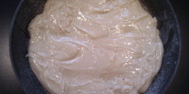 яблочно-брусничная шарлотка