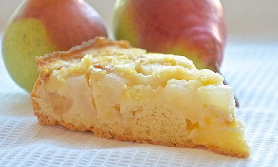 Рецепт яблочно-грушевой шарлотка в духовке