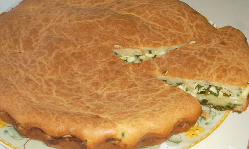 Рецепт заливной шарлотки с луком