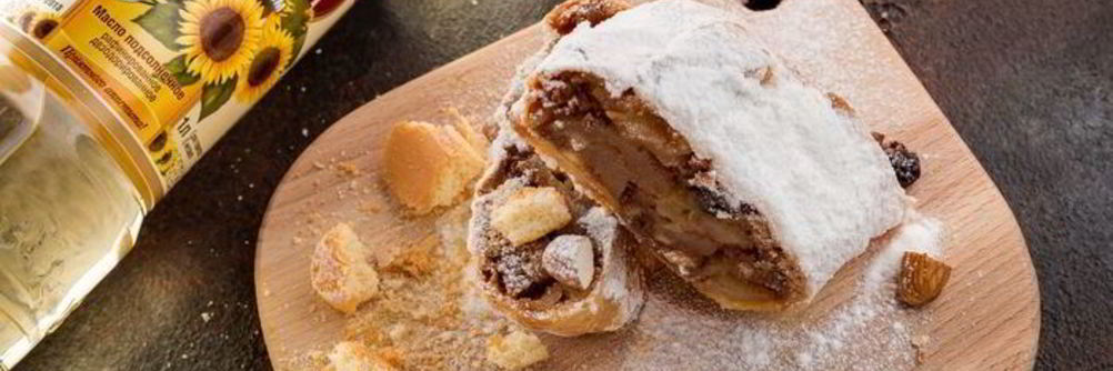 Ароматный яблочный штрудель