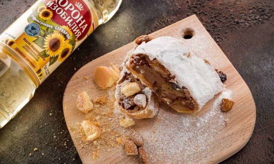 Рецепт ароматного яблочного штруделя