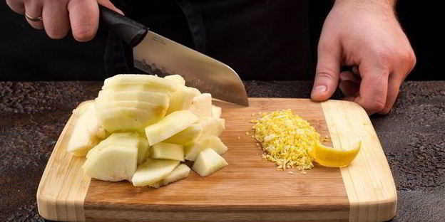 ароматный яблочный штрудель