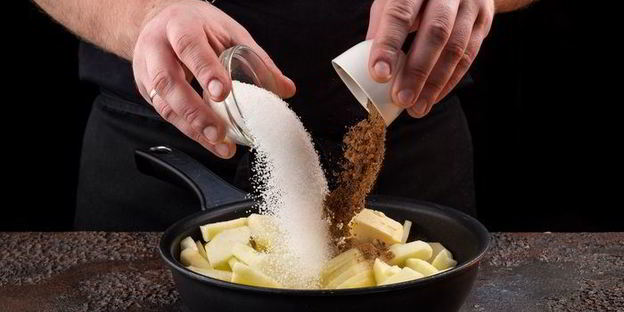 ароматный яблочный штрудель