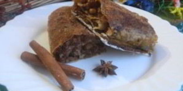 богатый штрудель из лаваша