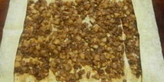 богатый штрудель из лаваша