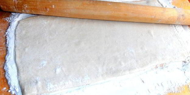 чернично-сливочный штрудель