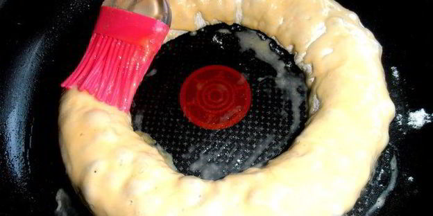 чернично-сливочный штрудель