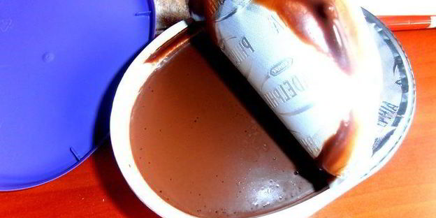 чернично-сливочный штрудель