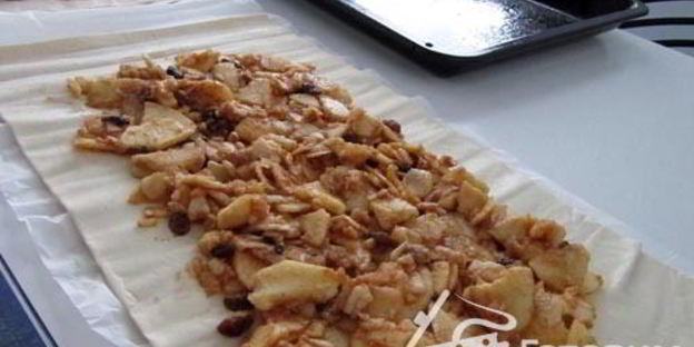 итальянский яблочный штрудель