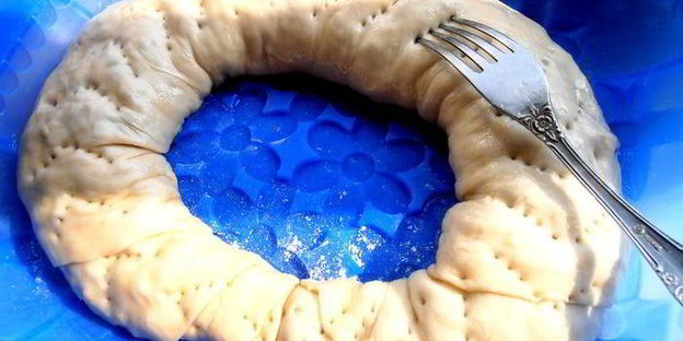 хрустящий постный штрудель с ароматной полезной начинкой