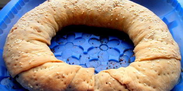 хрустящий постный штрудель с ароматной полезной начинкой