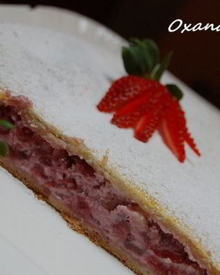 Клубничный штрудель с рикоттой