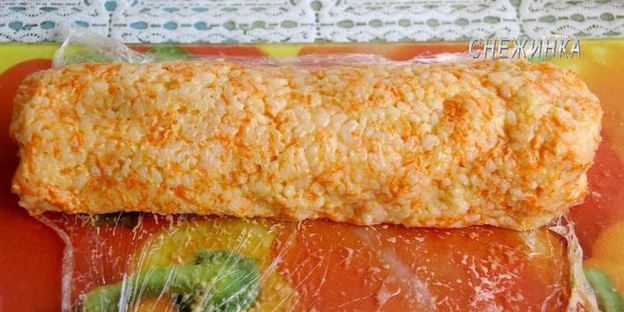 рисовый штрудель с томатно-яблочным джемом