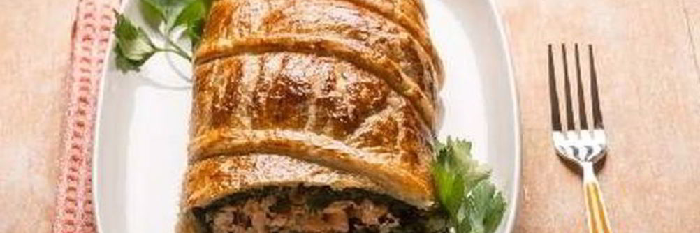 Штрудель из семги