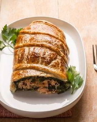 Штрудель из семги