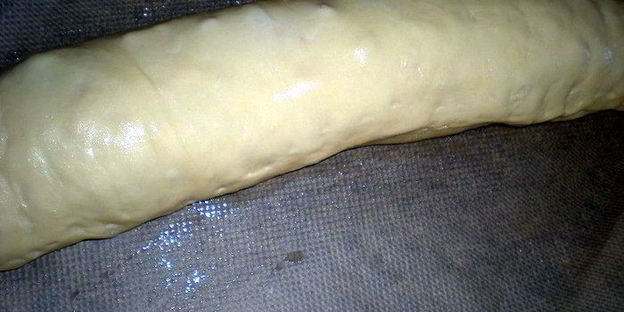 штрудель с ботвой