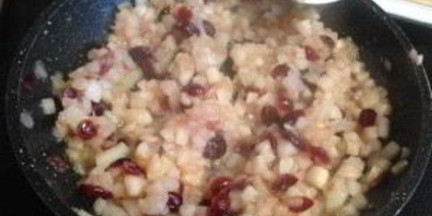 штрудель с грушей и яблоком