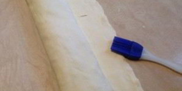 штрудель с грушей и яблоком