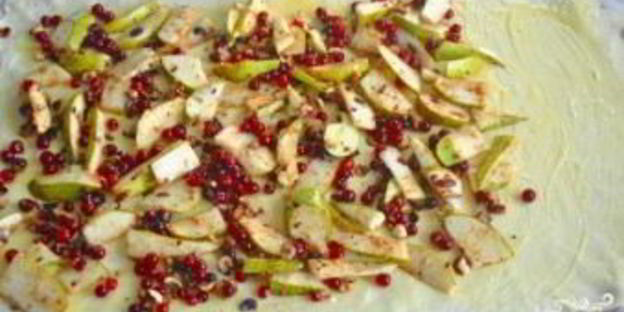 штрудель с грушей