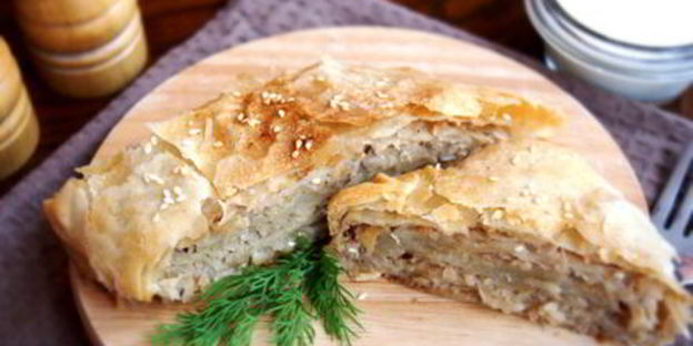 штрудель с капустой