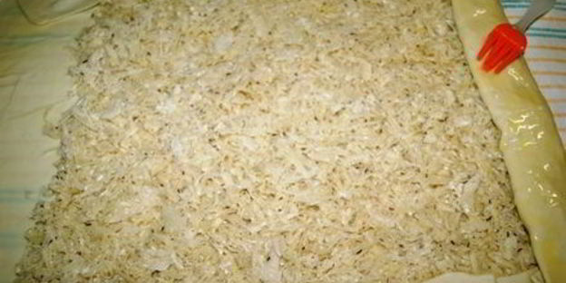 штрудель с капустой