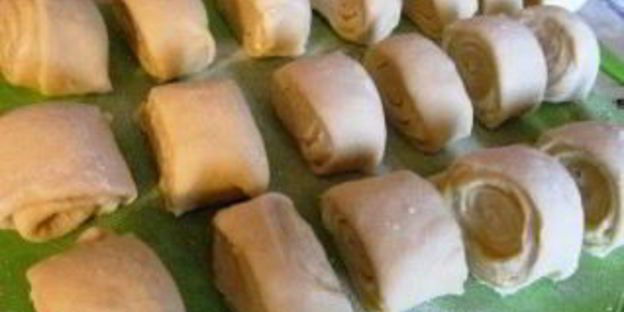 штрудель с курицей и картошкой