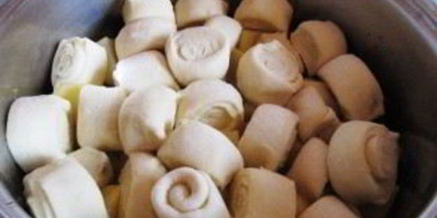 штрудель с курицей и картошкой