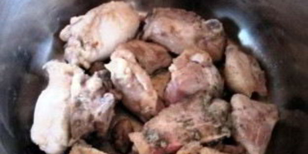 штрудель с курицей и картошкой