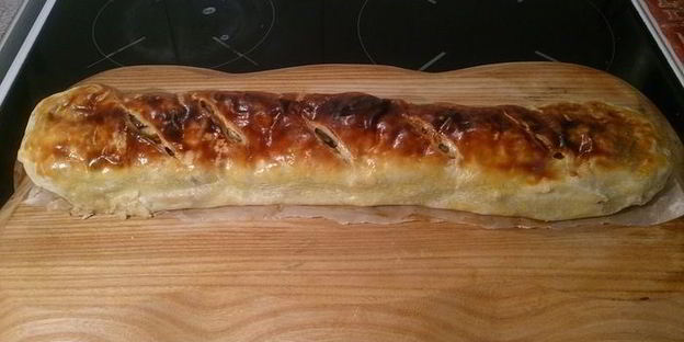 штрудель с курицей