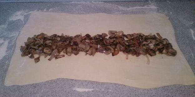 штрудель с курицей