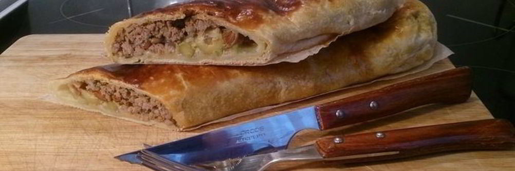 Штрудель с мясом