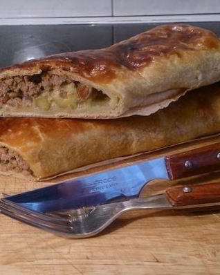 Штрудель с мясом