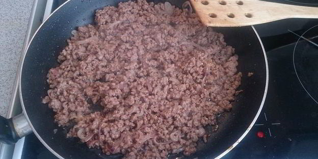 штрудель с мясом