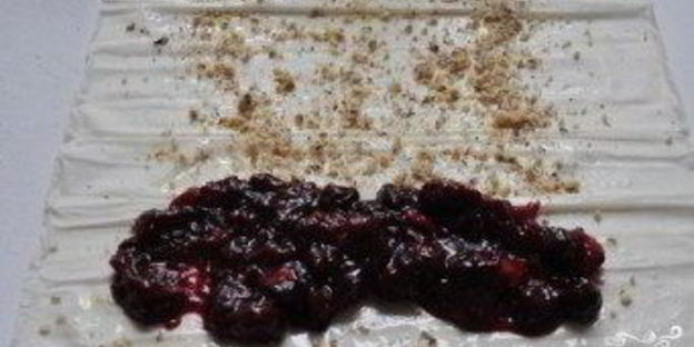 штрудель с вишней из теста фило