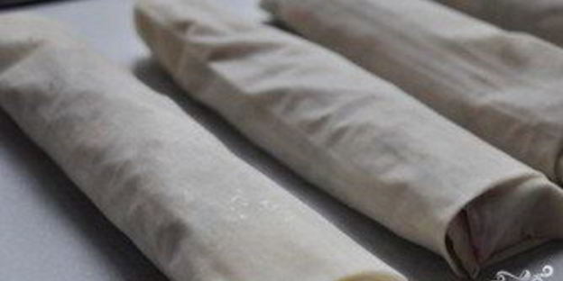 штрудель с вишней из теста фило