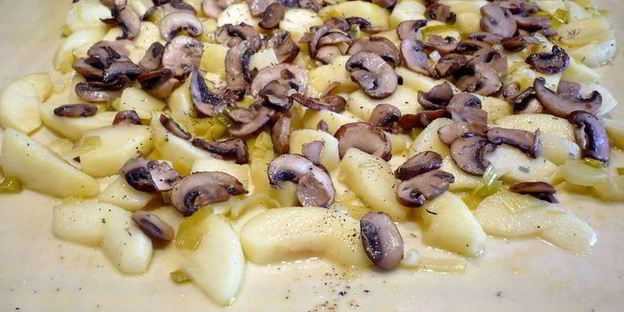 штрудель с яблоками и грибами ирония судьбы