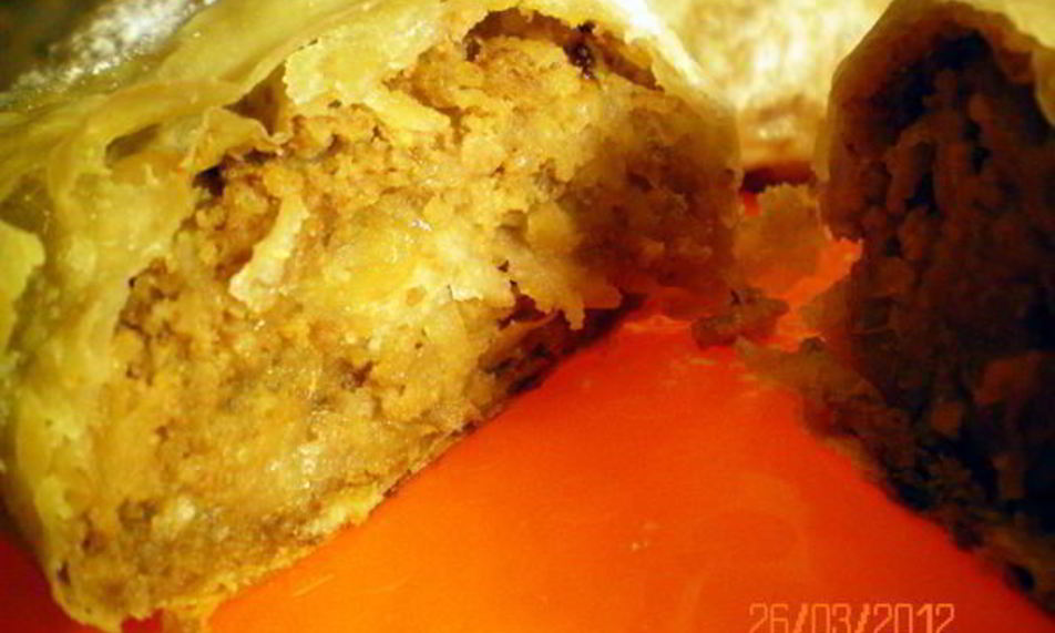 Рецепт штруделя с яблоками и орехами