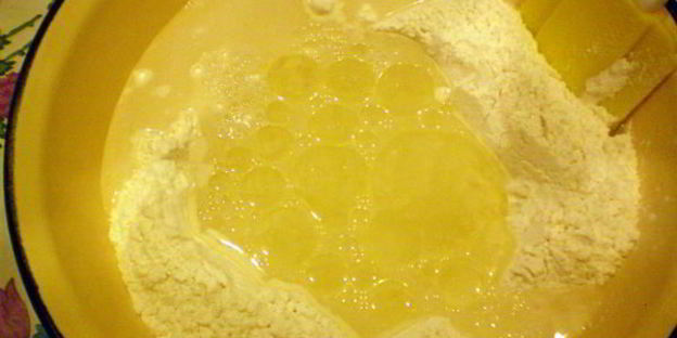 штрудель с яблоками и орехами