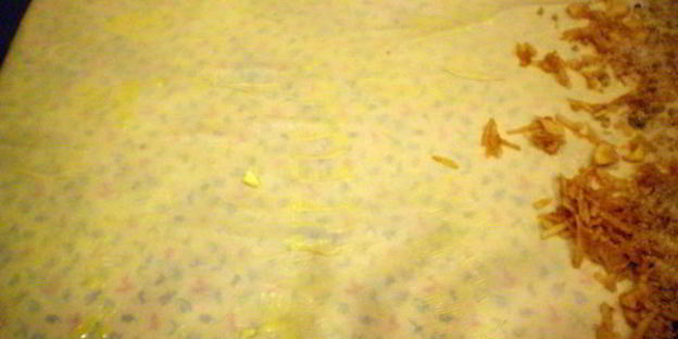 штрудель с яблоками и орехами