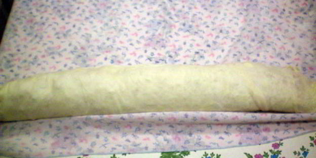 штрудель с яблоками и орехами