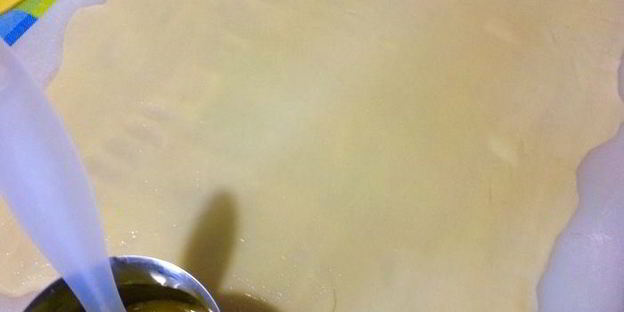 штрудель с яблоками и вишней