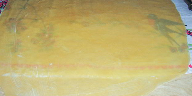 штрудель с яблоками