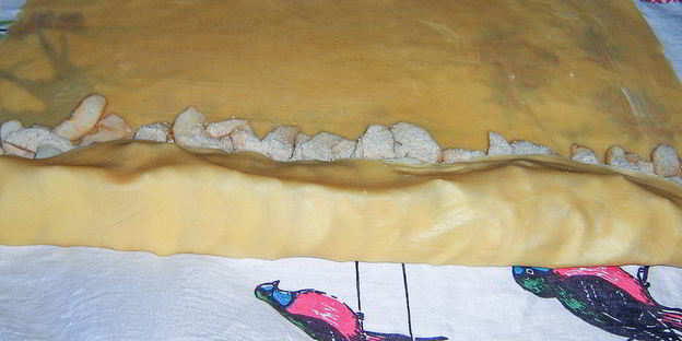 штрудель с яблоками